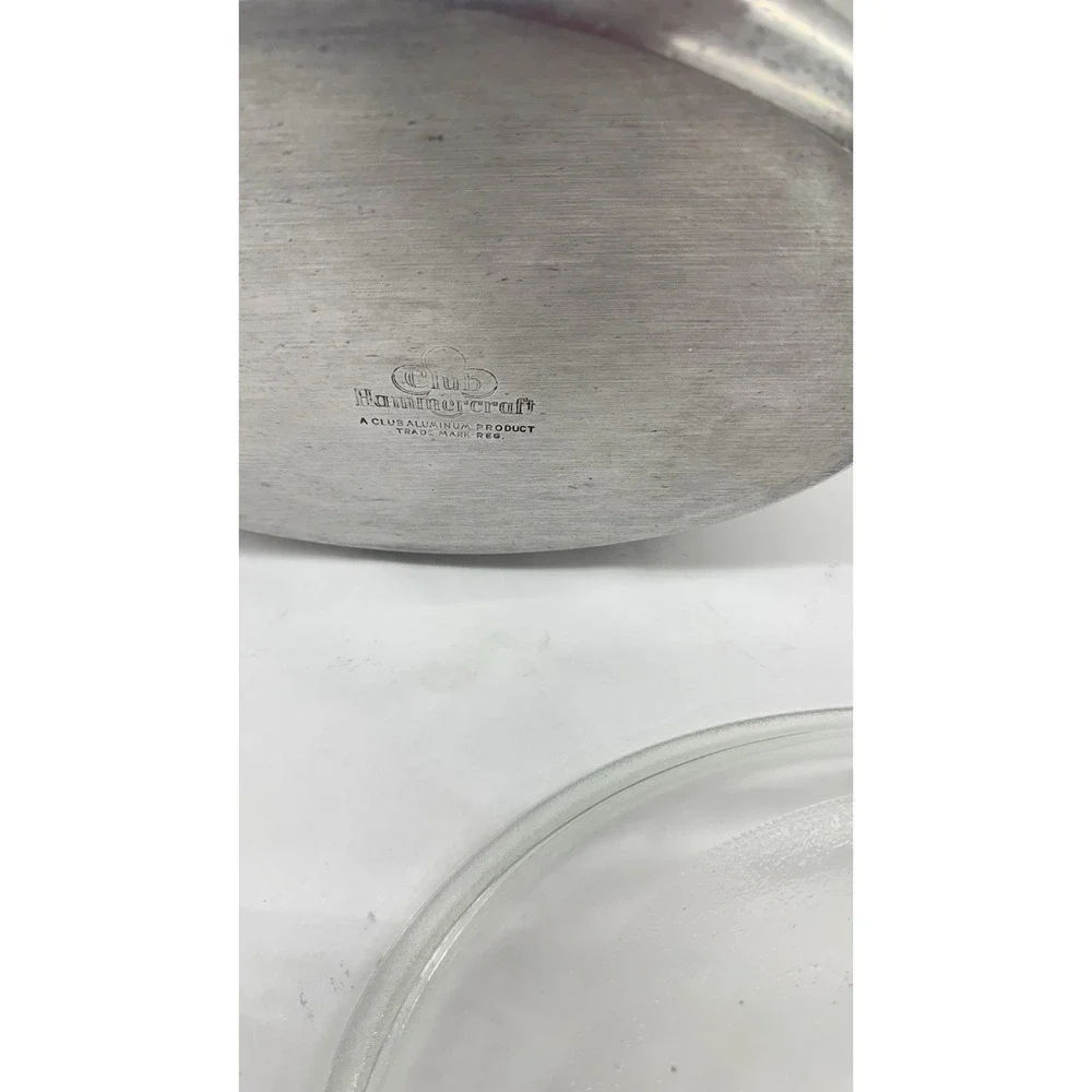 Hammercraft Club Aluminum Oval roaster & Glass Lid Grandma , Farmhouse